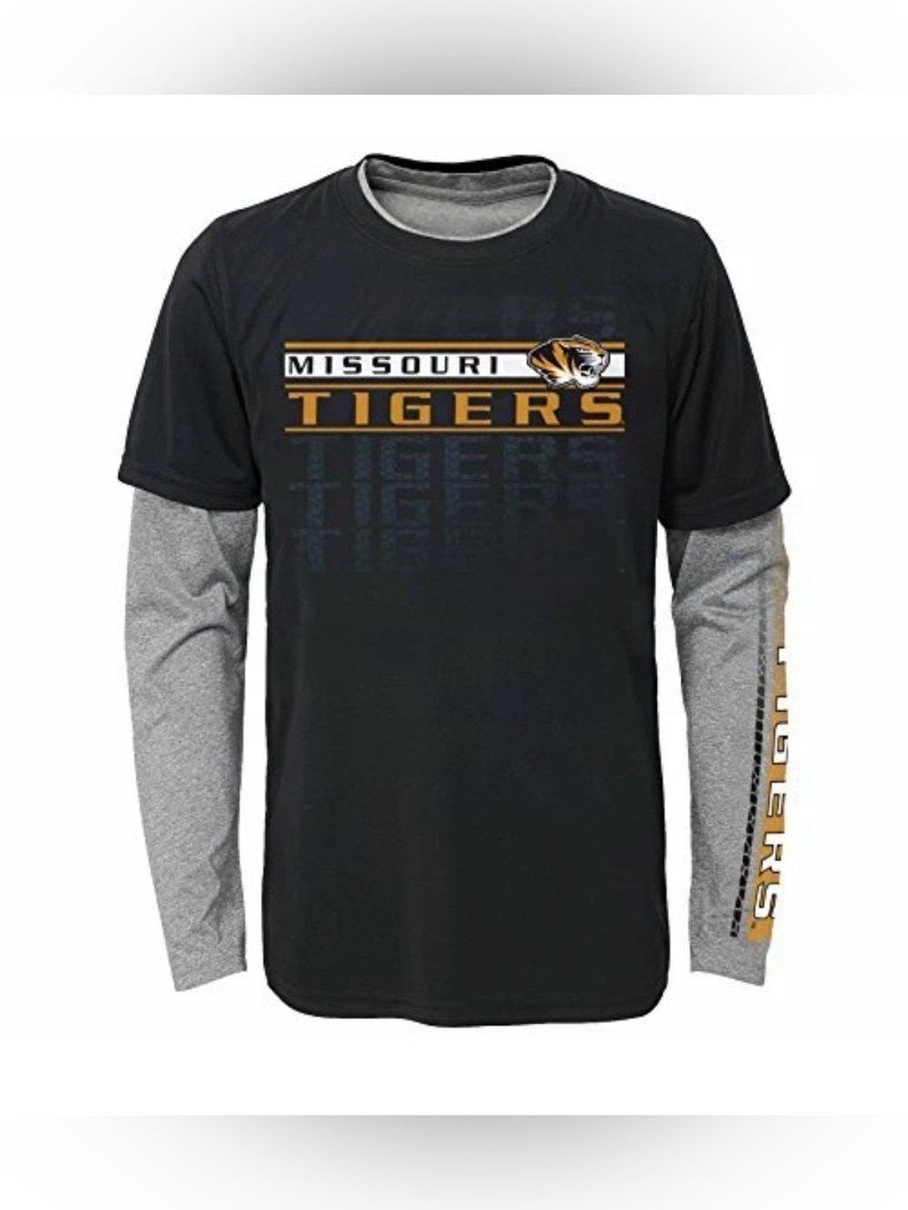 NWT Lot of 2x [Gen2] Missouri Tigers NCAA Long/Short-Sleeve Shirts Youth L 14/16 - Picture 5 of 15